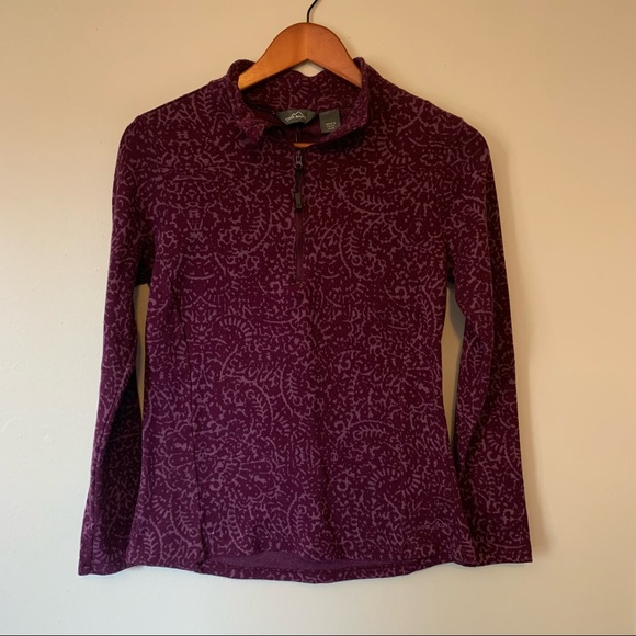 [Eddie Bauer] Patterned Quarter Zip - Picture 3 of 10